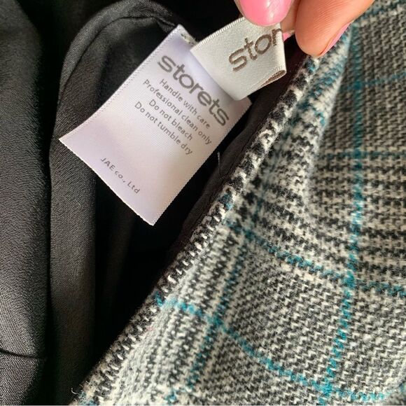 STORETS GRAY TWEED TOP - Picture 9 of 12